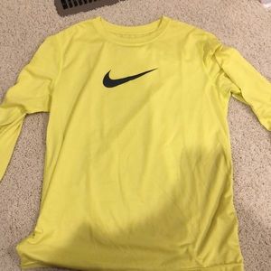 Nike long sleeve neon T-shirt